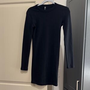ZARA Black Long Sleeve Dress size S-M